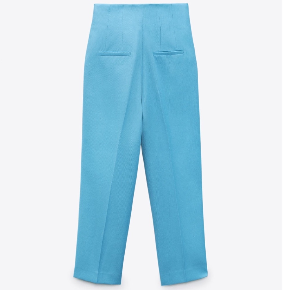 ZARA high waisted pants - blue REF #:3044-588